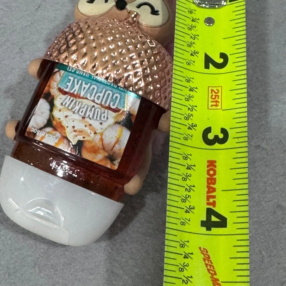 Bath & Body Works PocketBac Holder Women Tan Rose Gold Squirrel Pumpkin Cupcake